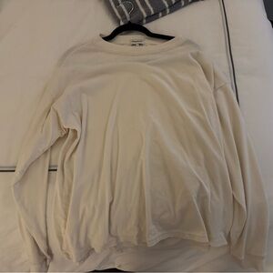 Richer Poorer White Long Sleeve T-Shirt Size Large